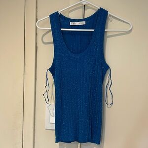 Zara sparkle top